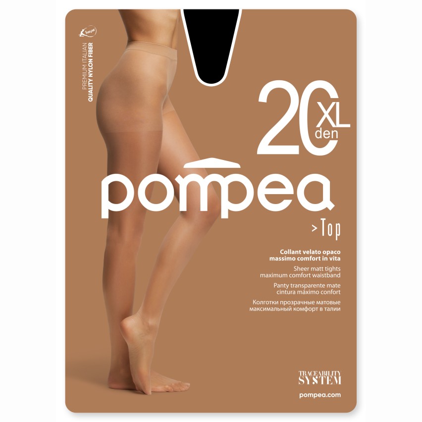 Collant velato Pompea Top 20 den opaco 12 paia