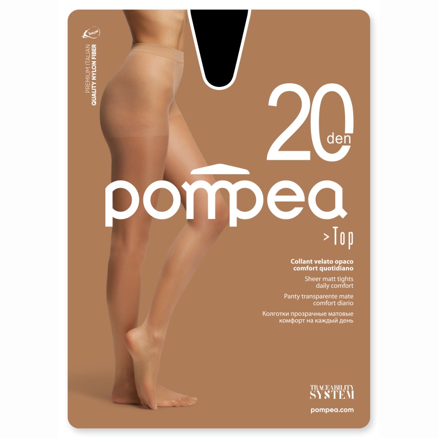 Collant velato Pompea Top 20 den opaco 12 paia Intimorosa