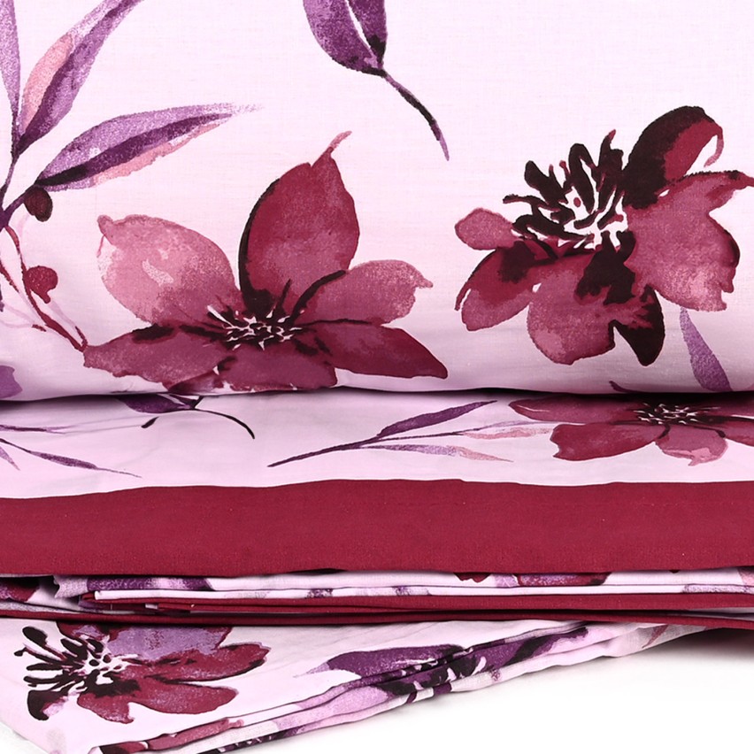 Completo Letto Matrimoniale Vitoria By Gabel – Bianco Di Tutti I Colori, 100% Puro Cotone 58 Fili/cm² – Lenzuolo, Sottolenzuolo E 2 Federe (Colore Alba)