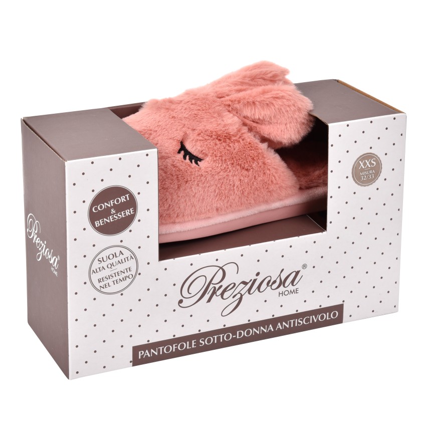 2 Paia Di Pantofole Antiscivolo Per Bambini 9-18 Mesi, Cotone Con Suola In Similpelle, Lunghezza Suola 13 Cm
