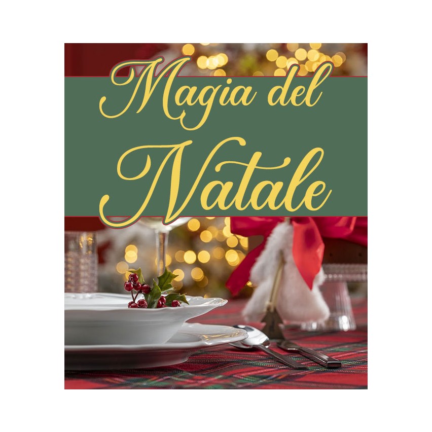Portaposate natalizi decorazioni 3D Thun 2 pezzi