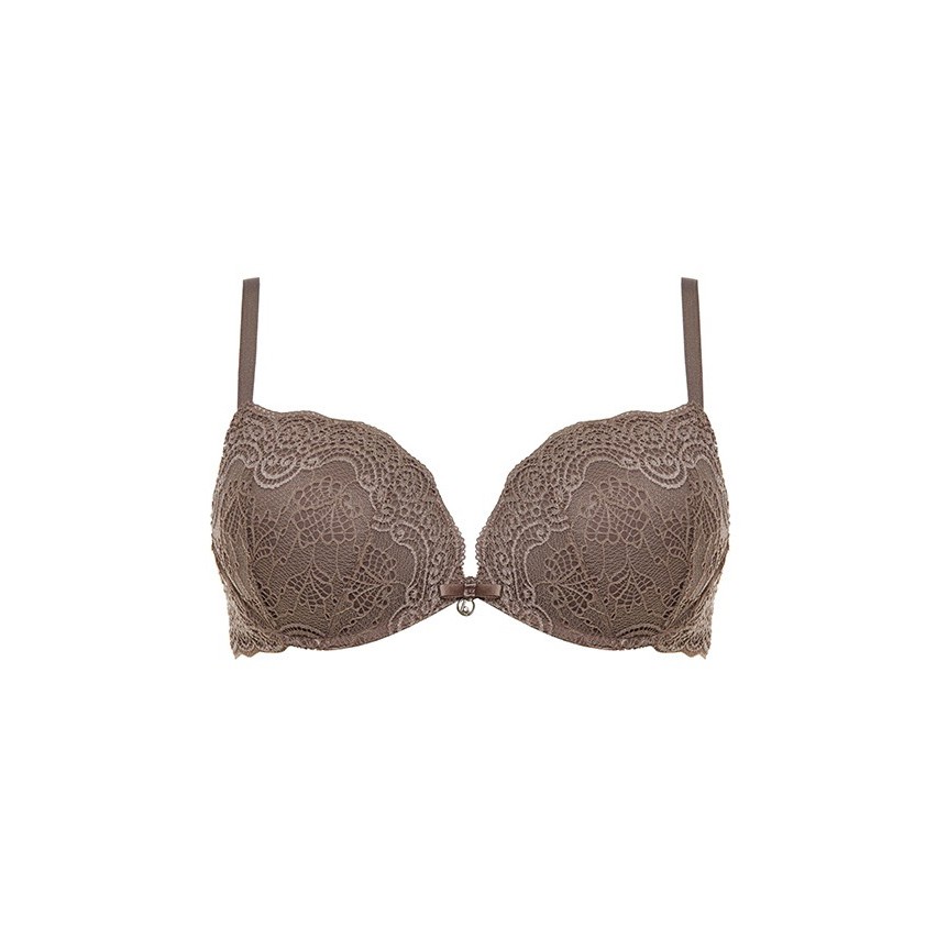 Reggiseno super push up Lormar double pizzo ad aria 