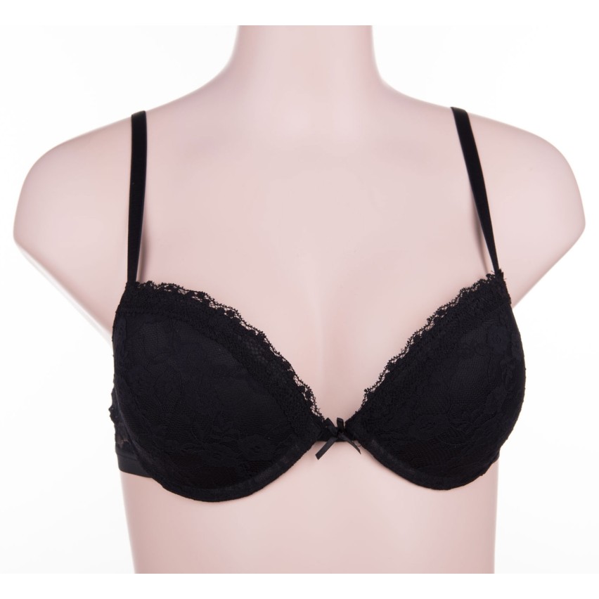 Reggiseno push up Cotonella cd082 anastasia con ferretto in pizzo 