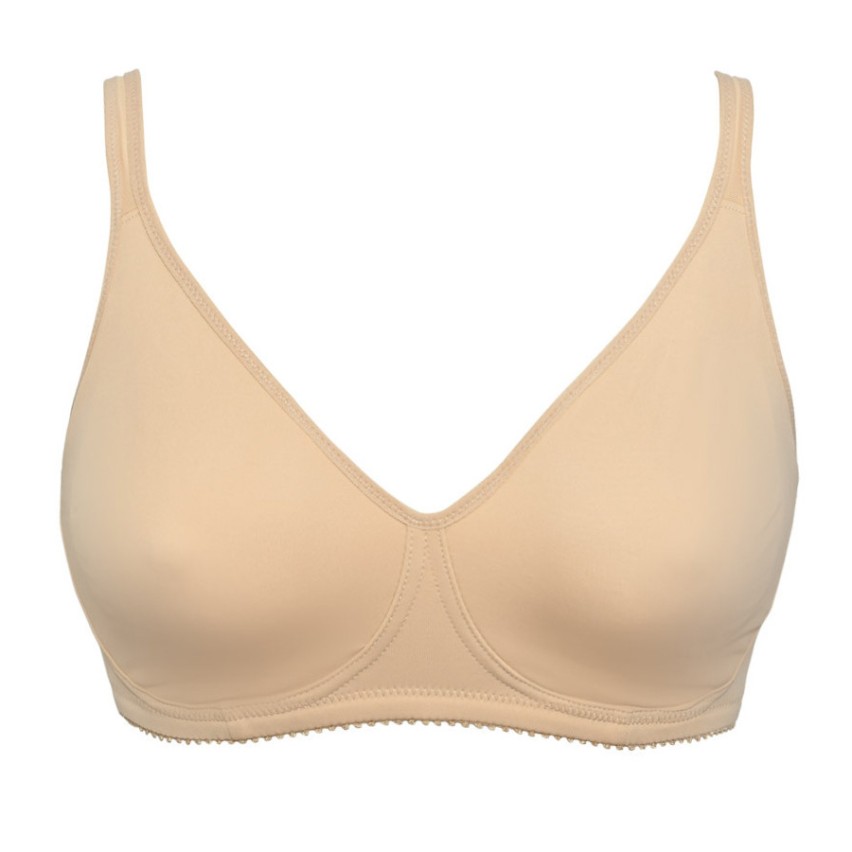 Reggiseno Con Ferretto Si E Lei In Microfibra – Coppa C, Coppe Interne In Cotone, Spalline Regolabili, Nero