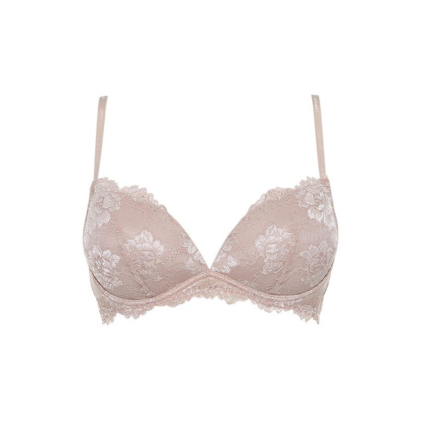 Reggiseno senza ferretto Push Up Lormar Desiderio Pizzo