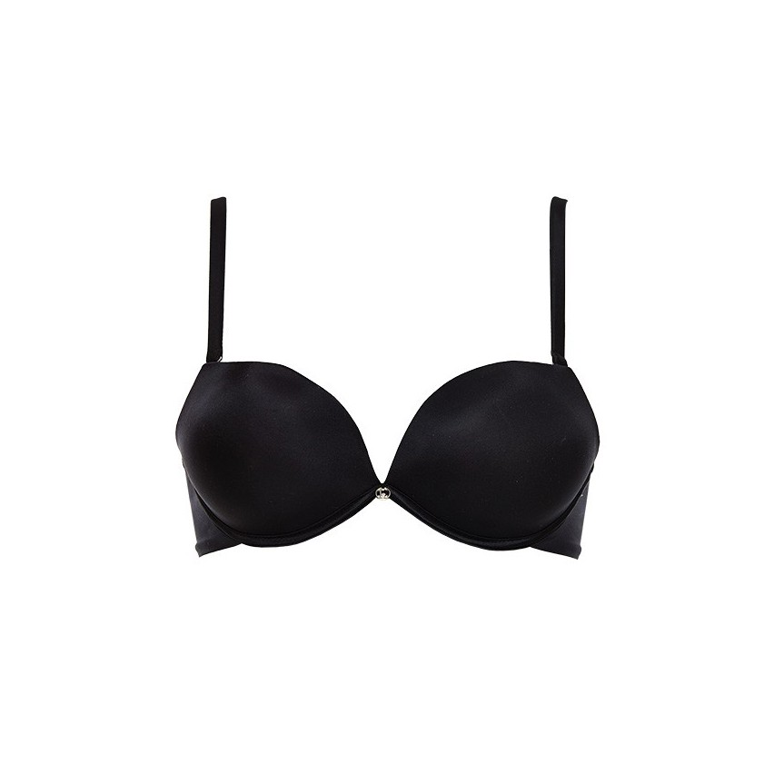 LORMAR Reggiseno Balconcino Double Liscio Coppe Super Push UP 2 Taglie