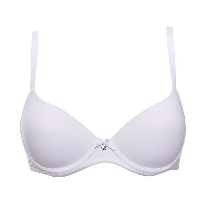 LEPEL - Reggiseno Balconcino Con Ferretto - Coppe Preformate Non Imbottite - Cotone - 351
