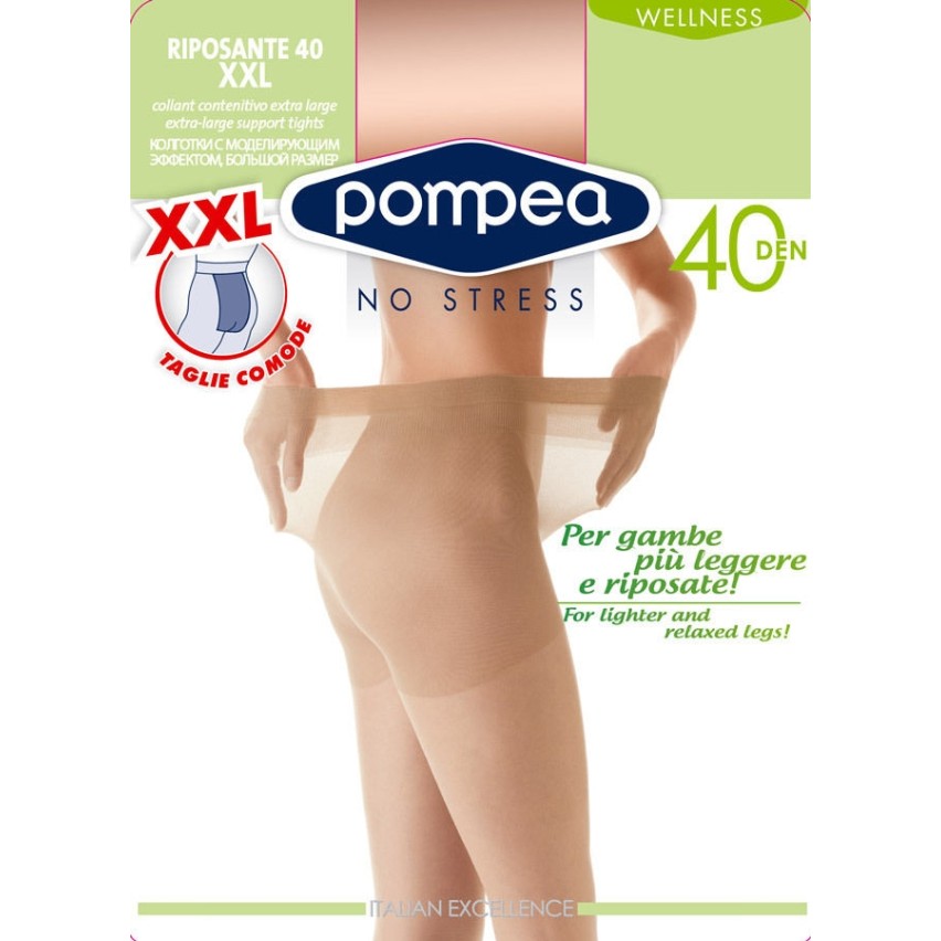 Calze Riposanti Pompea Collant Riposante Pompea 40 Den Set Da Paia