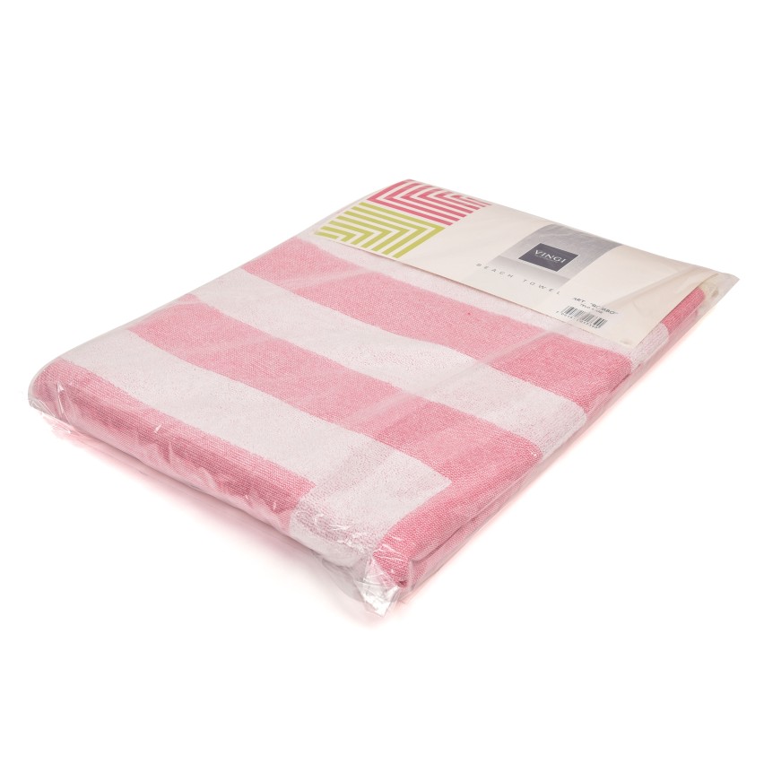 NARAMAKI Telo Mare In Fouta Rosa 90x170 Cm – 100% Cotone, Con Frange, Asciugamano Da Spiaggia, Pareo, Coperta Leggera