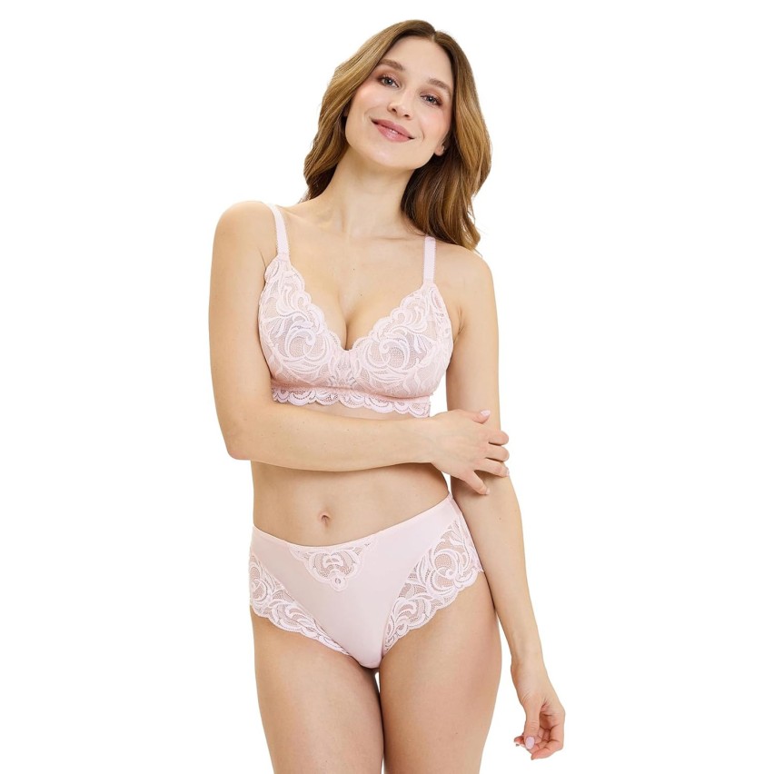 Slip donna vita alta pizzo e microfibra Sans Complexe 61PAO67