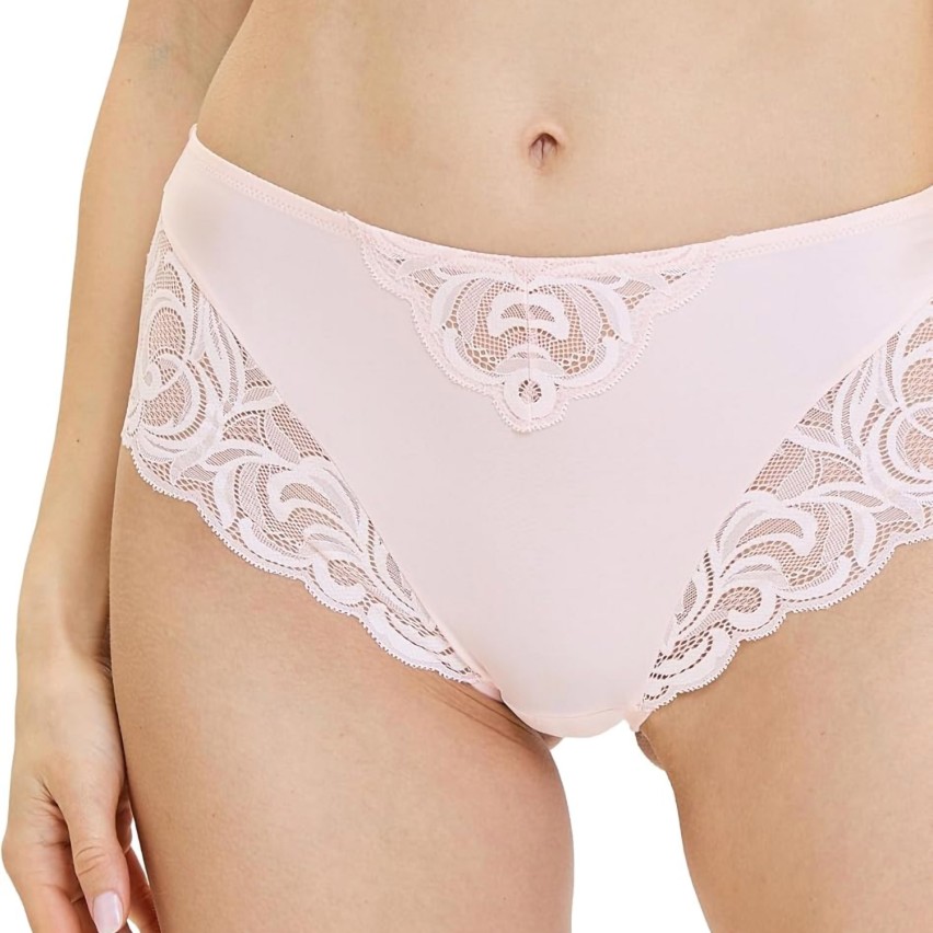Slip donna vita alta pizzo e microfibra Sans Complexe 61PAO67