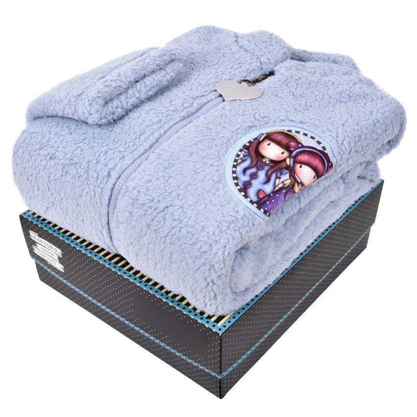 Vestaglia donna invernale Santoro Gorjuss 57507 pile sherpa Intimorosa