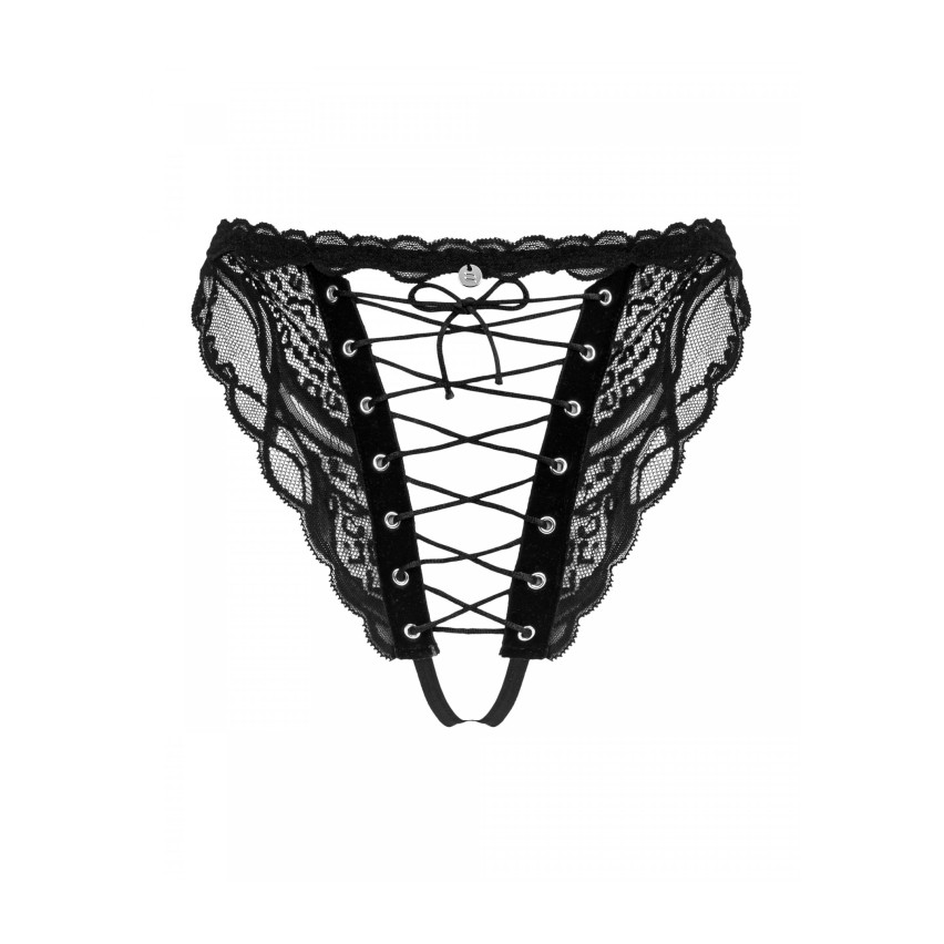 Perizoma intimo sexy aperto stringhe e pizzo Obsessive Sedila Intimorosa