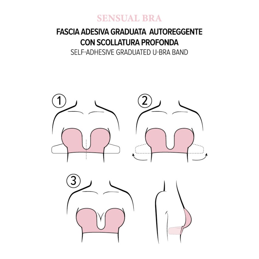 Reggiseno a fascia adesivo Love and Bra Sensual bra