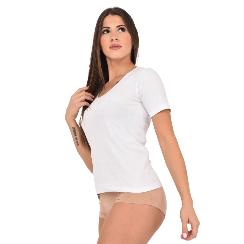 Maglia donna Bluintimo 1203 caldo cotone manica corta