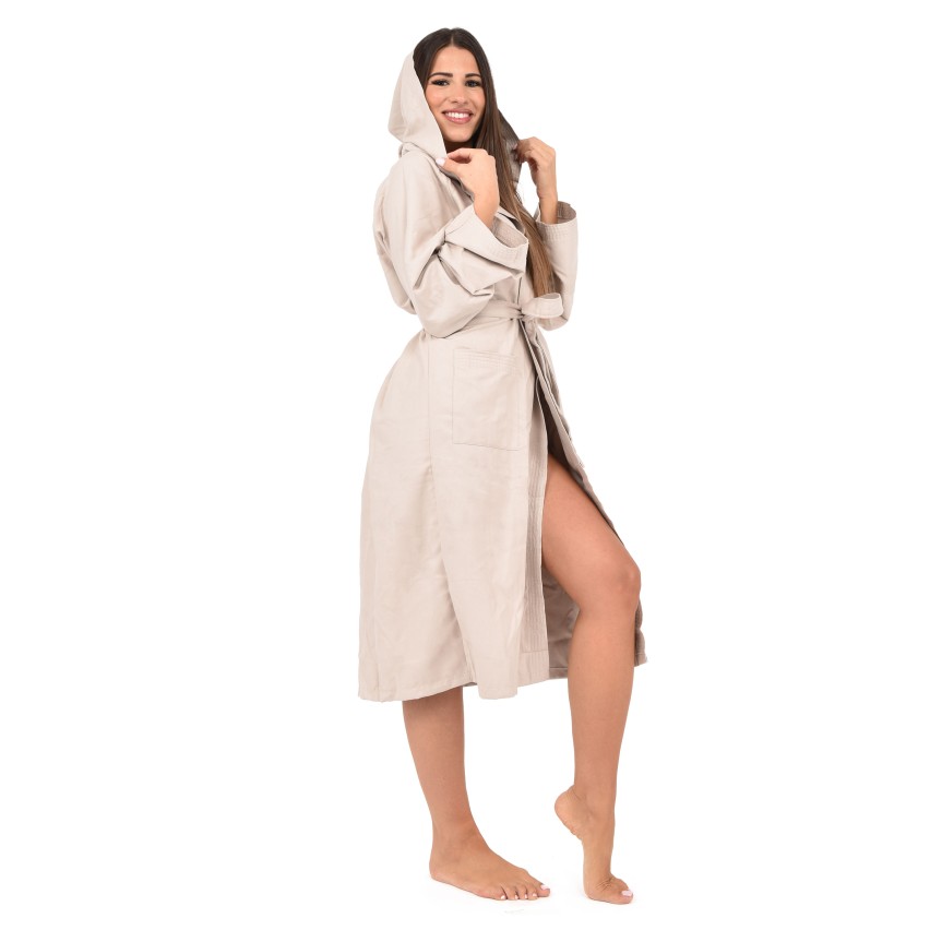 Accappatoio in microfibra Navigare tinta unita