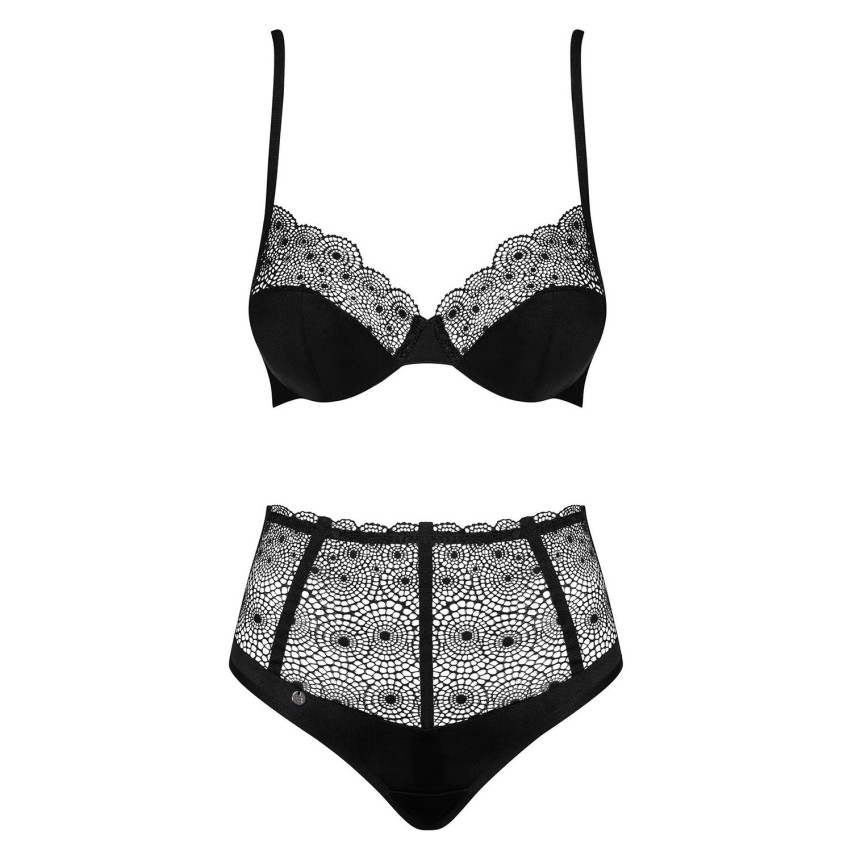 Sexy set Obsessive Sharlotte reggiseno+perizoma vita alta 2 pz