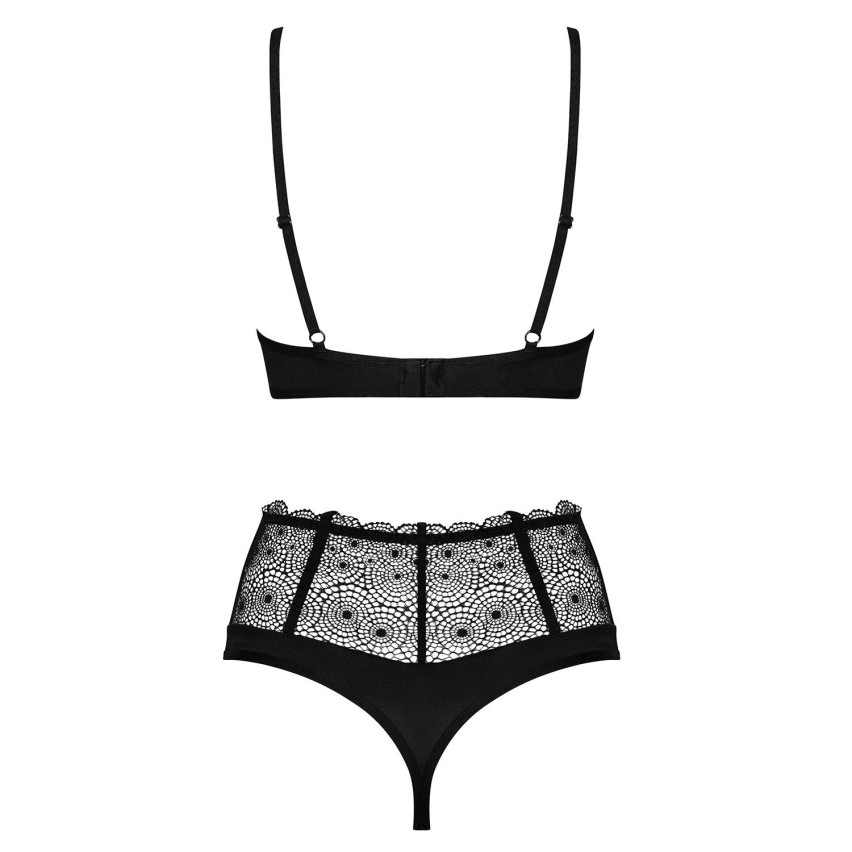Sexy set Obsessive Sharlotte reggiseno+perizoma vita alta 2 pz