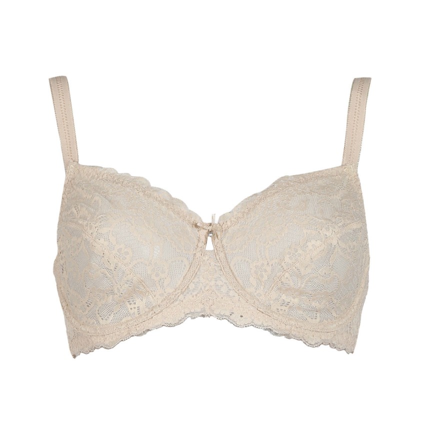 Reggiseno balconcino Lepel 261 coppa D con ferretto (7 coppa d, Bianco