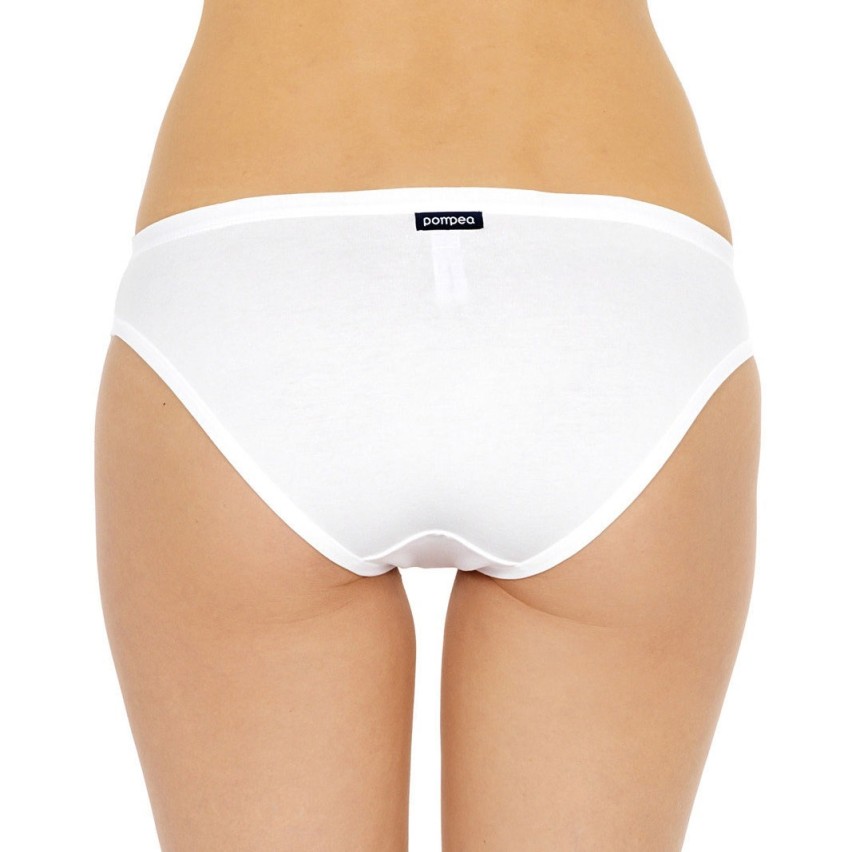 Slip da donna vita bassa Pompea easy in cotone elasticizzato 7 pezzi 