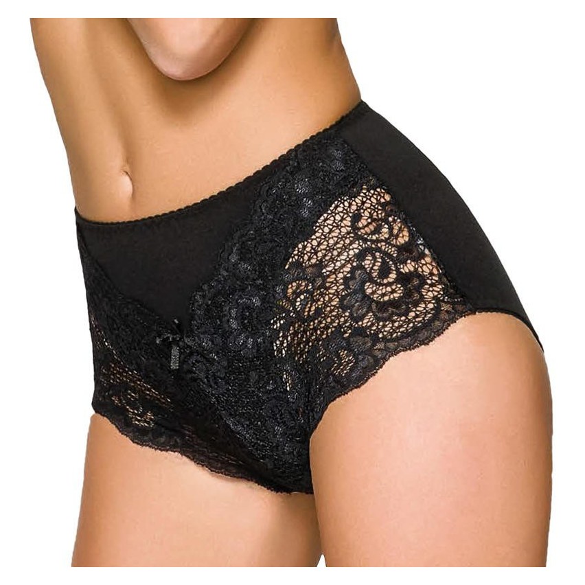 Slip donna vita alta Jadea 792 cotone e pizzo 3 pz