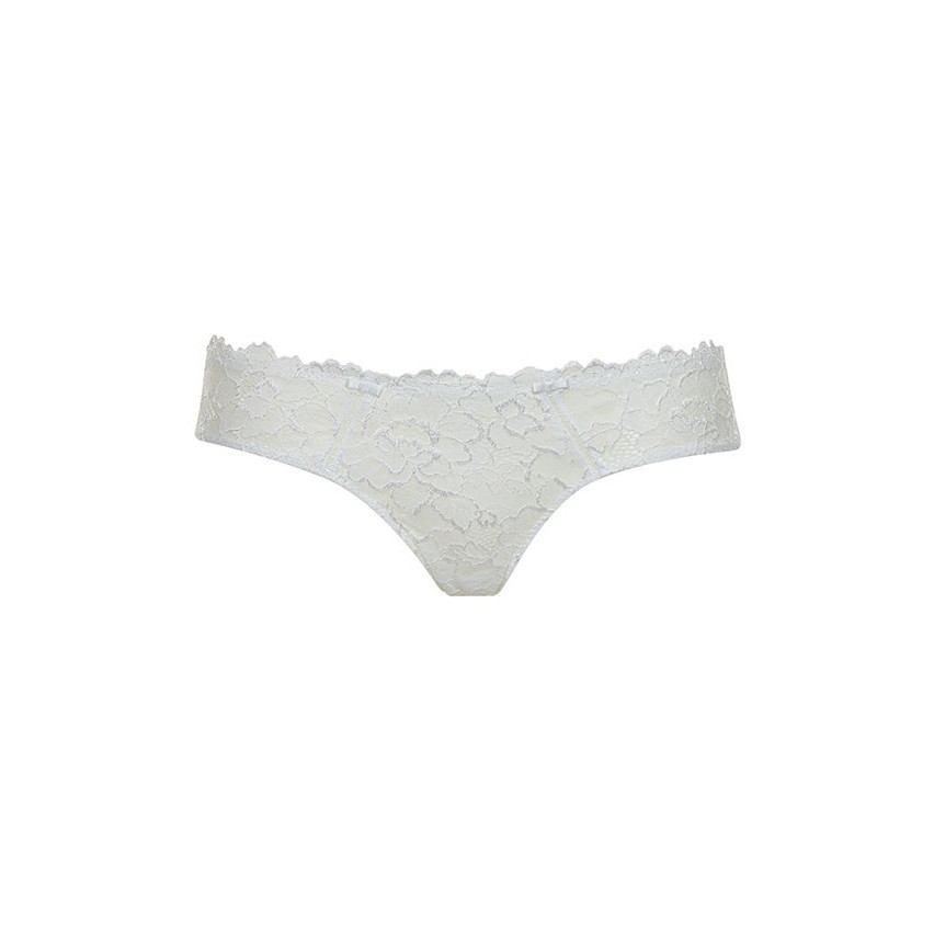 Slip donna sposa Lormar palladium in pizzo floreale