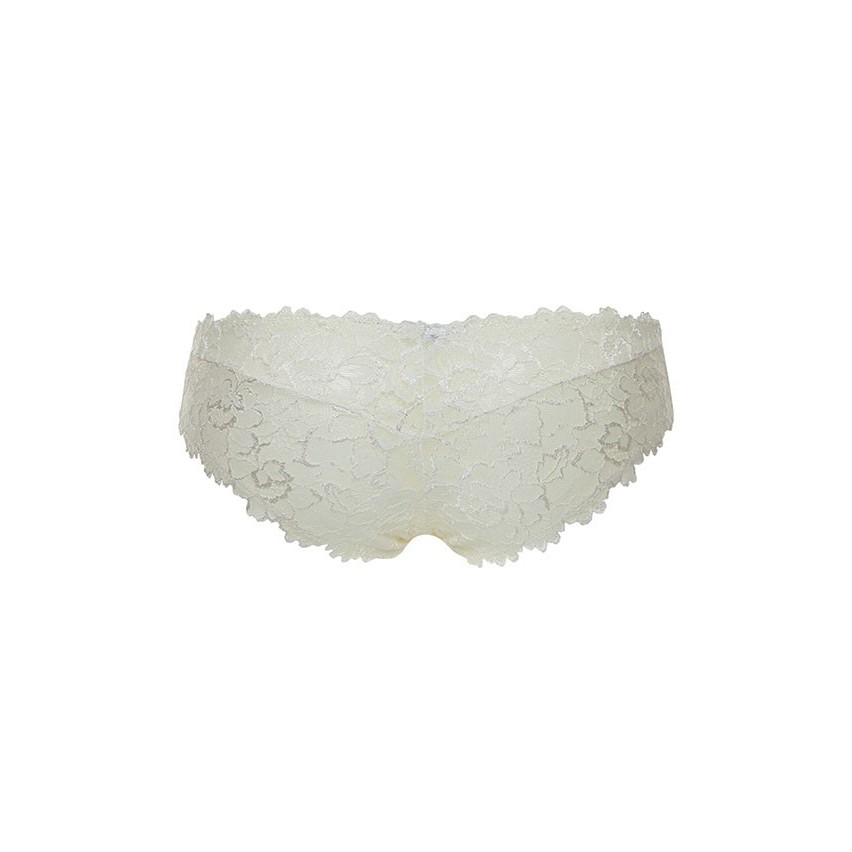 Slip donna sposa Lormar palladium in pizzo floreale