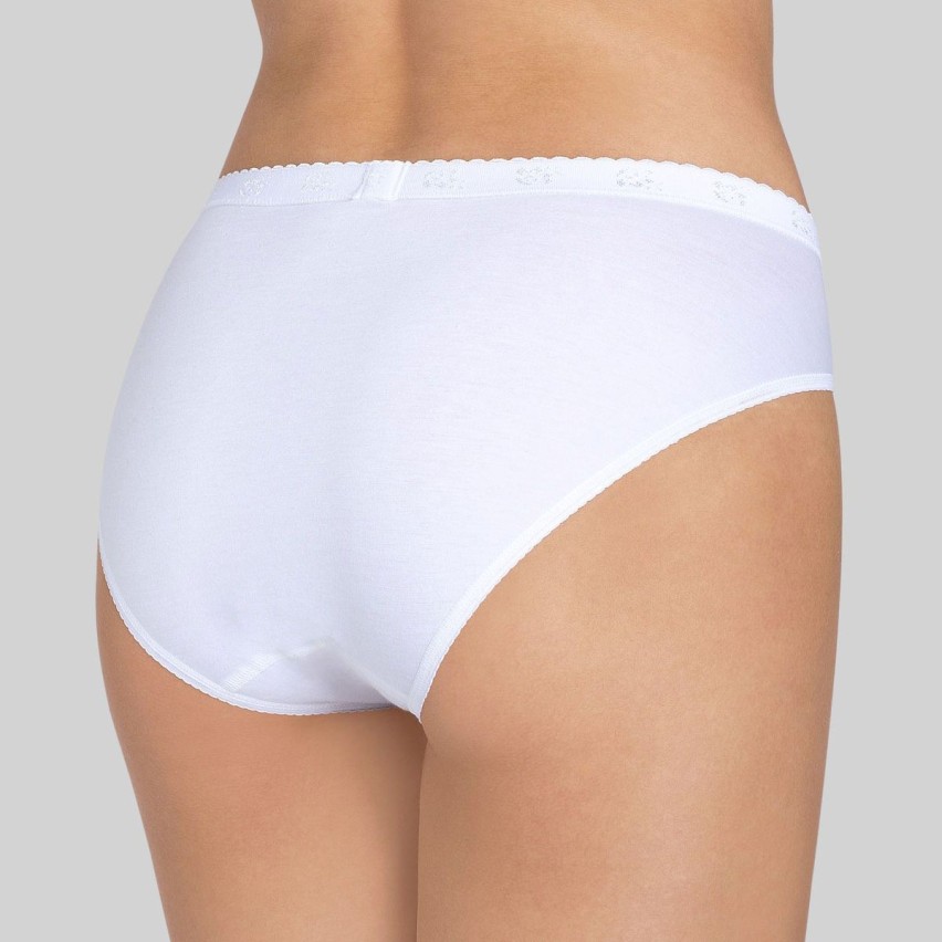 Slip donna sloggi chic tai cotone e pizzo 4 pezzi