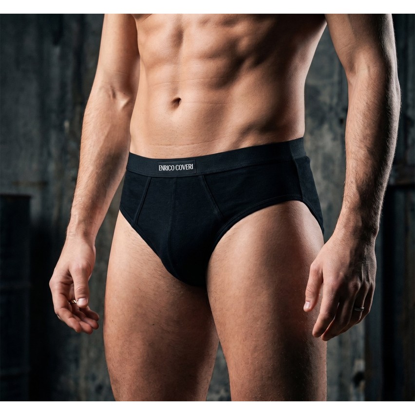 Slip uomo Enrico Coveri cotone elasticizzato es1002 3 pz