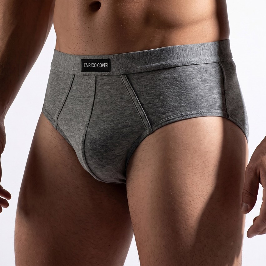 Slip uomo Enrico Coveri cotone elasticizzato es1002 3 pz