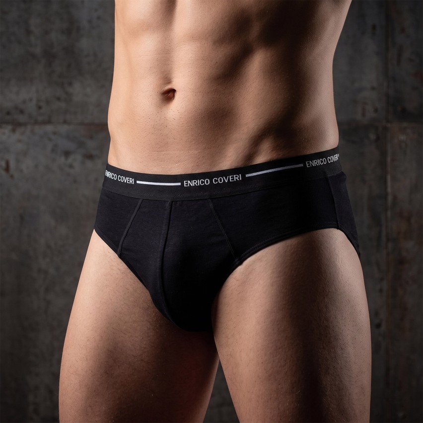 Slip uomo Enrico Coveri es1000 cotone elastico 3 pz