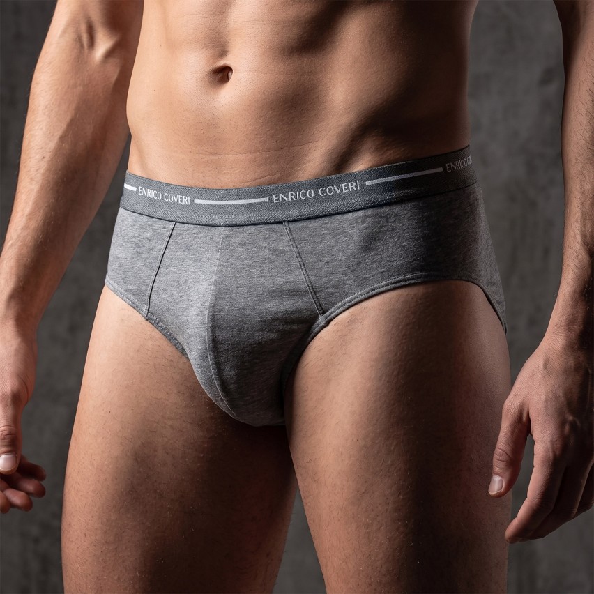 Slip uomo Enrico Coveri es1000 cotone elastico 3 pz