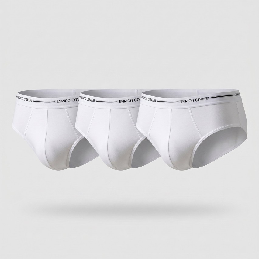 Slip uomo Enrico Coveri es1000 cotone elastico 3 pz