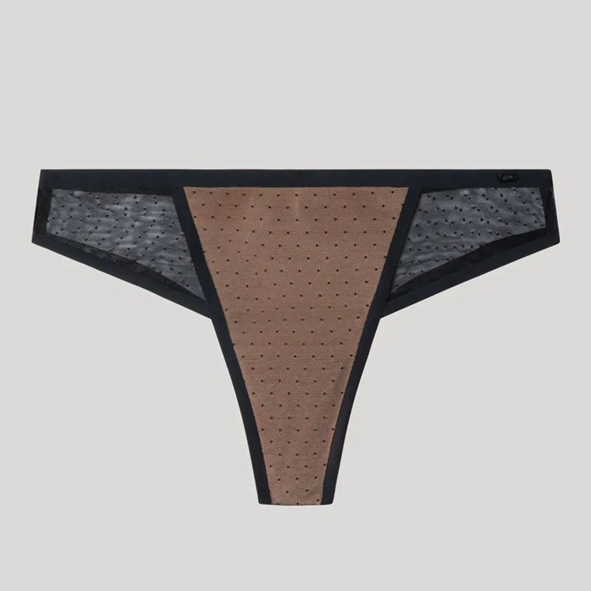 Brasiliana in tulle a pois Gisela 10047