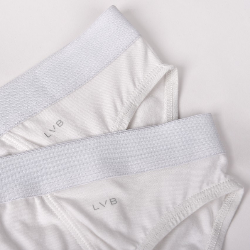 Slip uomo cotone Lovable LVB L09G3 bianco 2 pezzi