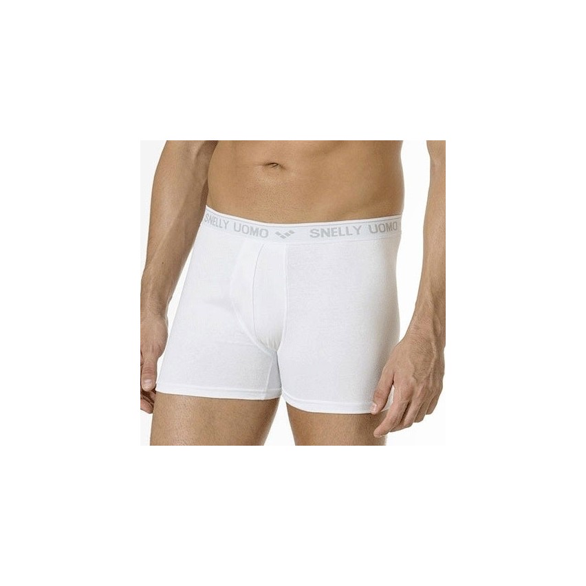 Boxer uomo elasticizzati cotone Snelly U110E 6 pz
