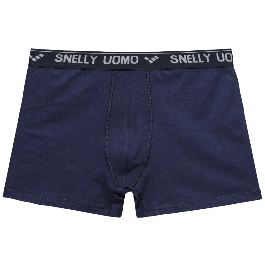 Boxer uomo elasticizzati cotone Snelly U110E 6 pz