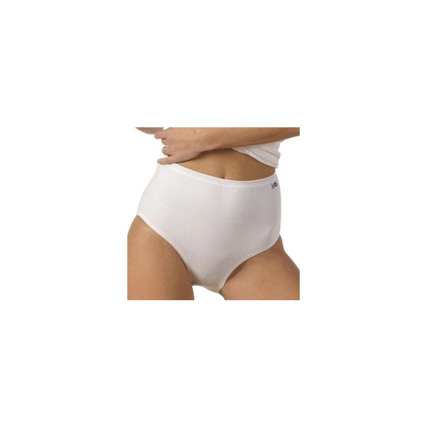 Slip da donna culotte vita alta Snelly e396 in cotone 6 pezzi 