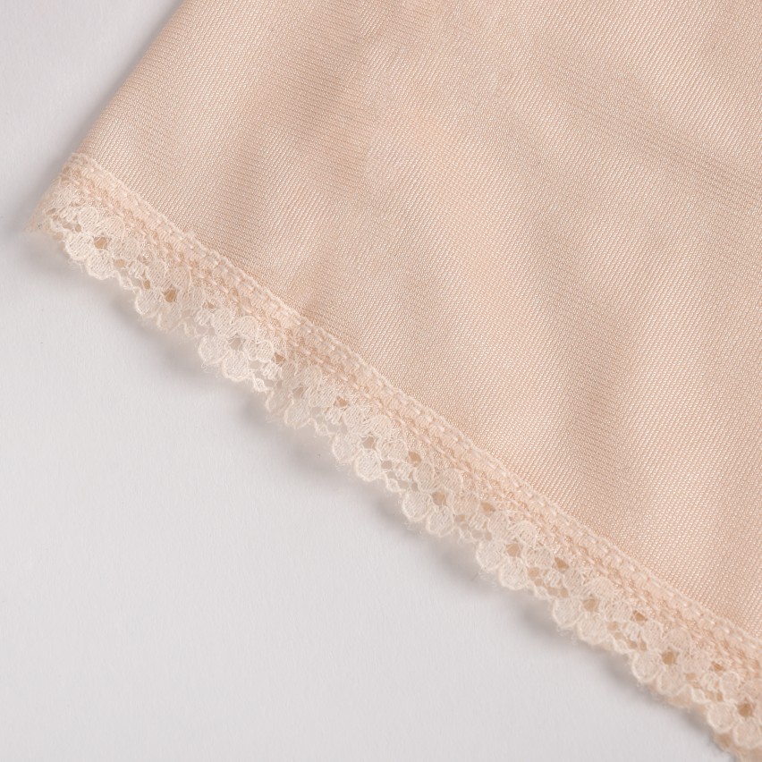 Sottoveste spalla larga Andra 84 scollo pizzo