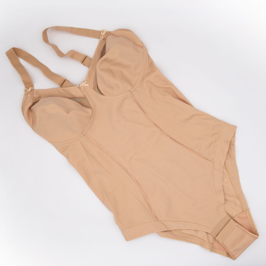 Body contenitivo senza ferretto Spiman 356 in cotone elasticizzato