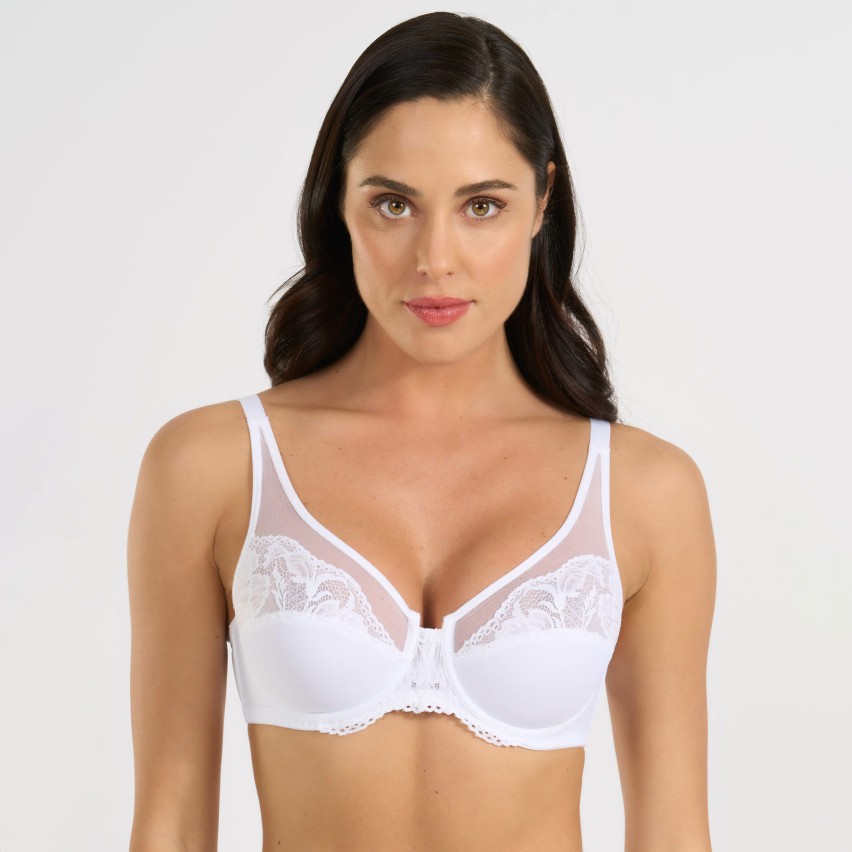 Reggiseno con ferretto Spiman Delia microfibra e pizzo