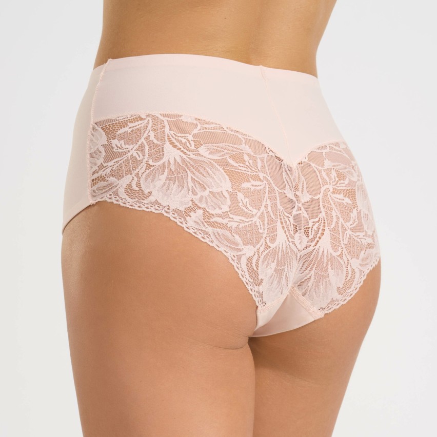 Guaina vita alta donna Spiman Leila contenitiva microfibra e pizzo