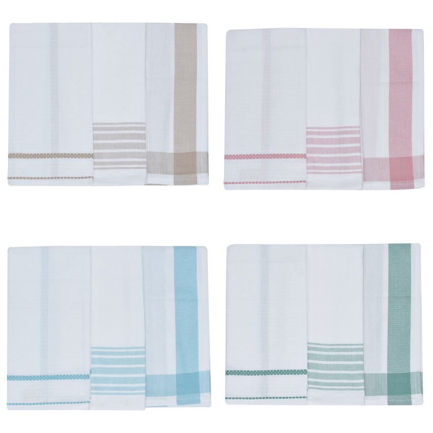 Set di 3 strofinacci da cucina in cotone Anellia - SKLUM