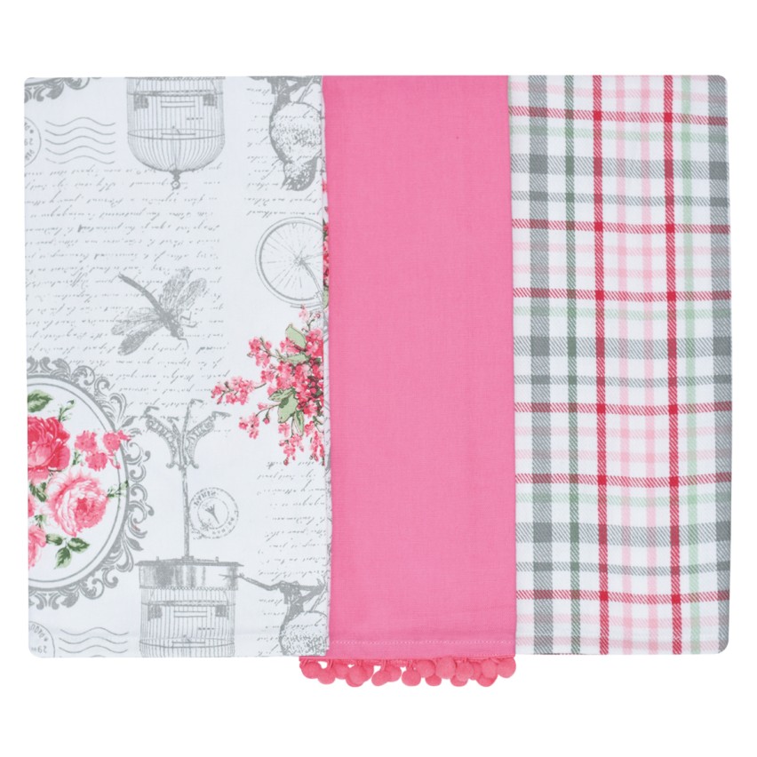 Strofinacci da cucina cotone Preziosa Calisè 3 pezzi-I