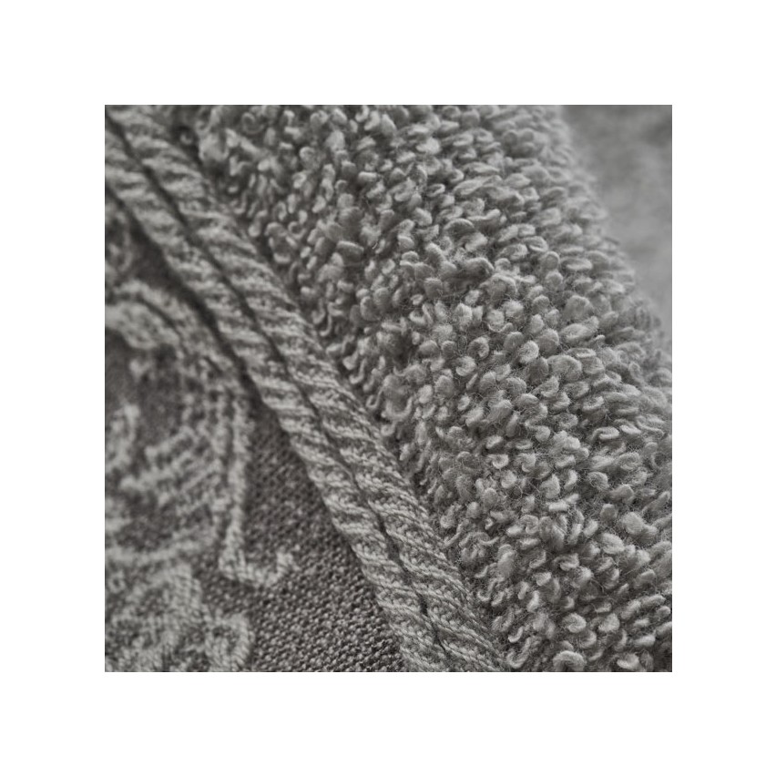 Vingi set asciugamani viso + ospite cotone Sveva grigio