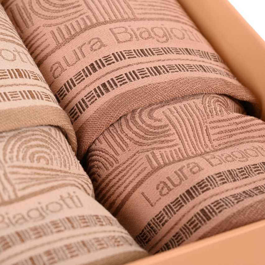 Set 6 Asciugamani spugna 100% cotone Tabit Laura Biagiotti