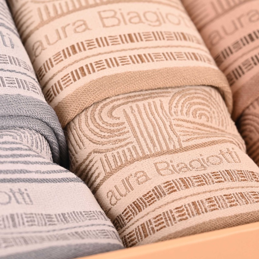 Set 6 Asciugamani spugna 100% cotone Tabit Laura Biagiotti
