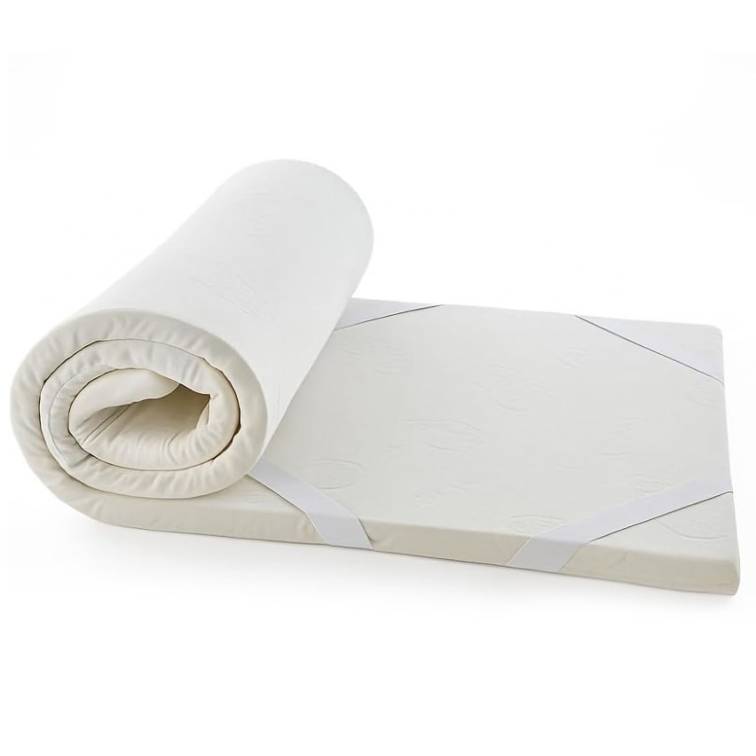 Topper Biancaluna Memory 6cm 2 piazze made in Italy