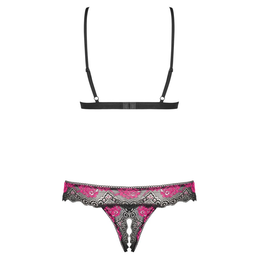 Sexy completino hot Obsessive Tulia Cupless crochless set  
