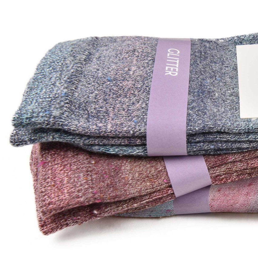 Calze corte donna con seta Prisco Tweed 3 paia